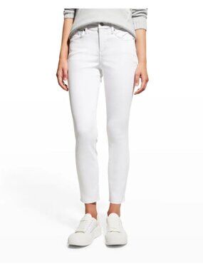 NYDJ Alina Skinny Leg White Ankle Jeans Lift Tuck Technology
